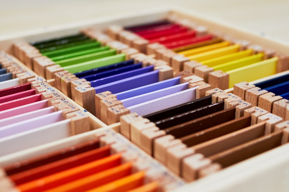 Boite des couleurs Montessori