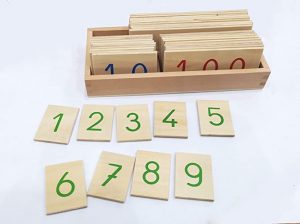Cartes symboles Montessori pour apprendre a compter