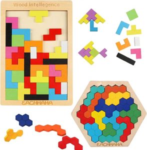 Puzzle tangram en bois